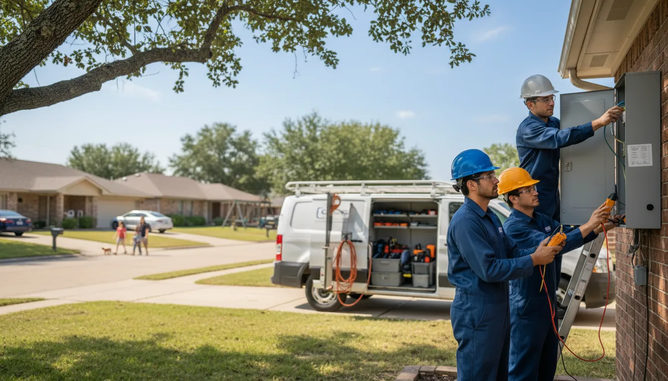 Certified electrician providing emergency electrical services in Verner, WV